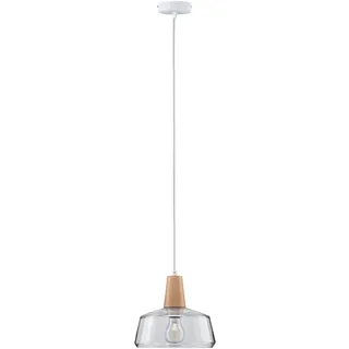 Paulmann Yva 1-flg. 24 cm rund braun transparent
