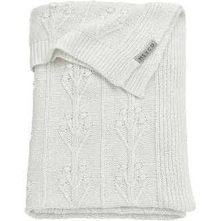 Meyco Baby Babydecke, Romantic Flower 75x100cm offwhite