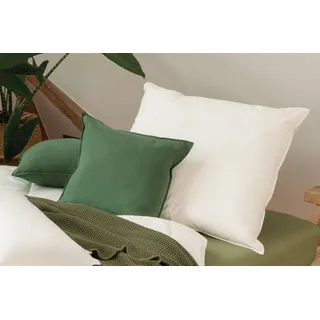 Centa-Star Naturfaserkopfkissen Veggie 40 x 80 cm Weiß