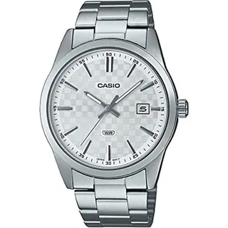 Casio Herrenuhr DATE CARBON LOOK DIAL -SILBER (Ø 41 mm) - Silber