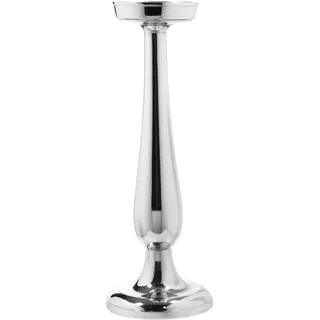 Fink Kerzenleuchter »MAGENTA« Stumpenkerzenhalter aus Aluminium, vernickelt, silberfarben