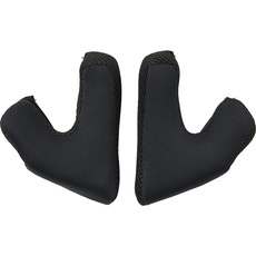 Yth Rampage Cheek Pads Lg [Blk]