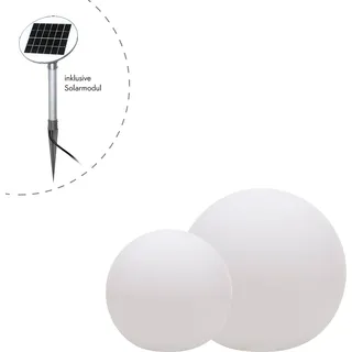 2er Globe-Set (40 & 50 cm) (Solar) RGB