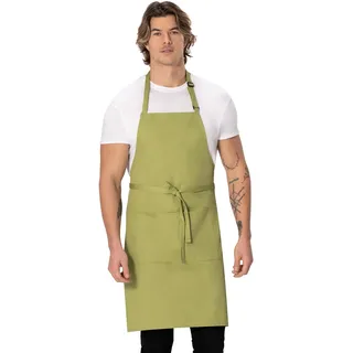 Chef Works Colour by B190 Verstellbare Latzschürze, Limettengrün