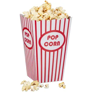 Relaxdays Popcorntüten, 48 Stück,