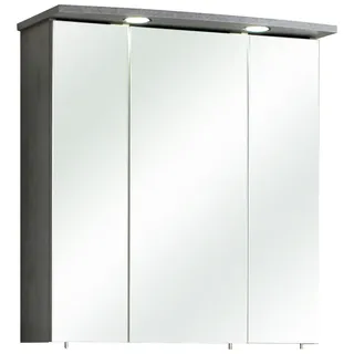 Xora Spiegelschrank , Grau , Glas , 6 Fächer , 65x72x20 cm , Badezimmer, Badmöbelsets & Badmöbelserien, Badmöbelserien