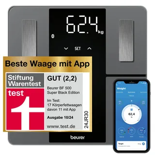 Beurer BF 500 digitale Körperanalysewaage schwarz (760.11)