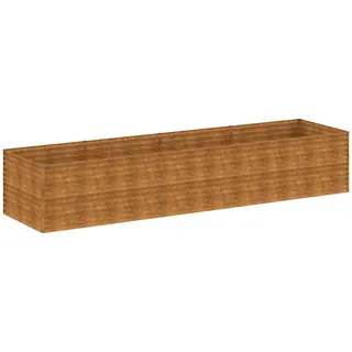 vidaXL Hochbeet 386 x 100 x 69 cm Braun