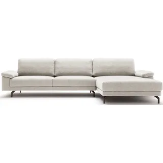 Creation BY ROLF BENZ Ecksofa "CR.450 elegantes Designsofa mit hohem Sitzkomfort", seidengrau