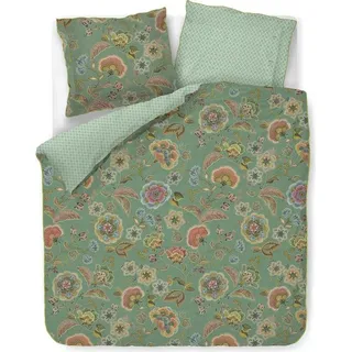 Pip Studio Bettwäsche-Garnitur Matata Farbe Grün Größe 200x200+2x80x80 - Grün
