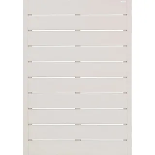 Sichtschutzzaunelement Faro Cream lackiert 130 cm x 90 cm