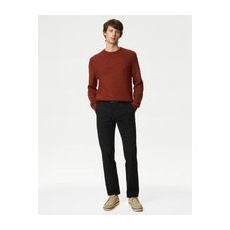 Mens M&S Collection Supersoft Chunky Crew Neck Jumper - Paprika, Paprika - 3XL