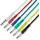 Cables Patchkabel Set 6 3mm mono auf 6 3mm mono 0 9 m Bunt
