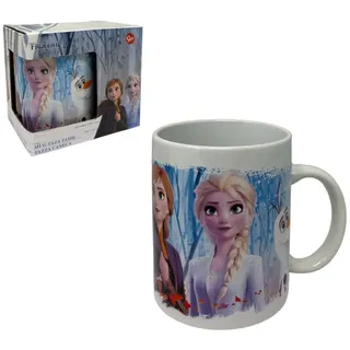 CARTOON Keramiktasse Frozen Disney Modell Mug 325 ml Frühstückstasse für Kinder