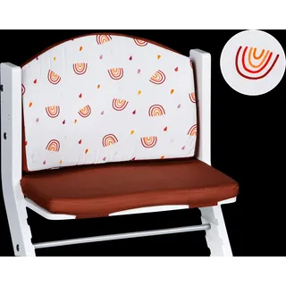 tiSsi® Sitzverkleinerer rot Regenbogen für Treppenhochstuhl tiSsi® - Bunt