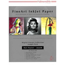 Bild Hahnemühle Digital FineArt A 4 Testpack matte, glatte Papiere