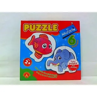 ALEXANDER Baby-Puzzle Tiere im Zoo 6v1 (2-7 Teile)