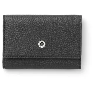 Graf von Faber-Castell - Visitenkartenetui Cashmere Schwarz | Aus italienischem Kalbsleder mit zwei Fächern und hochwertiger Geschenkverpackung