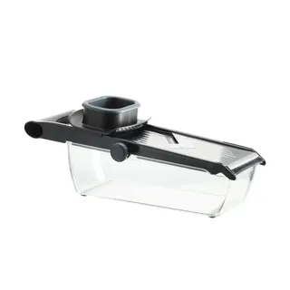 GEFU V-Hobel Julienne 2-tlg. Schwarz/Transparent