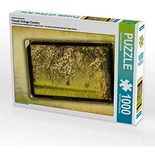 CALVENDO Puzzle EIN Motiv aus dem Kalender French Vintage Country 1000 Teile Puzzle quer | Lege-Größe cm Foto-Puzzle für glückliche Stunden