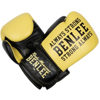 BENLEE Rocky Marciano BENLEE Boxhandschuhe aus Leder Hardwood Yellow/Black 14 oz