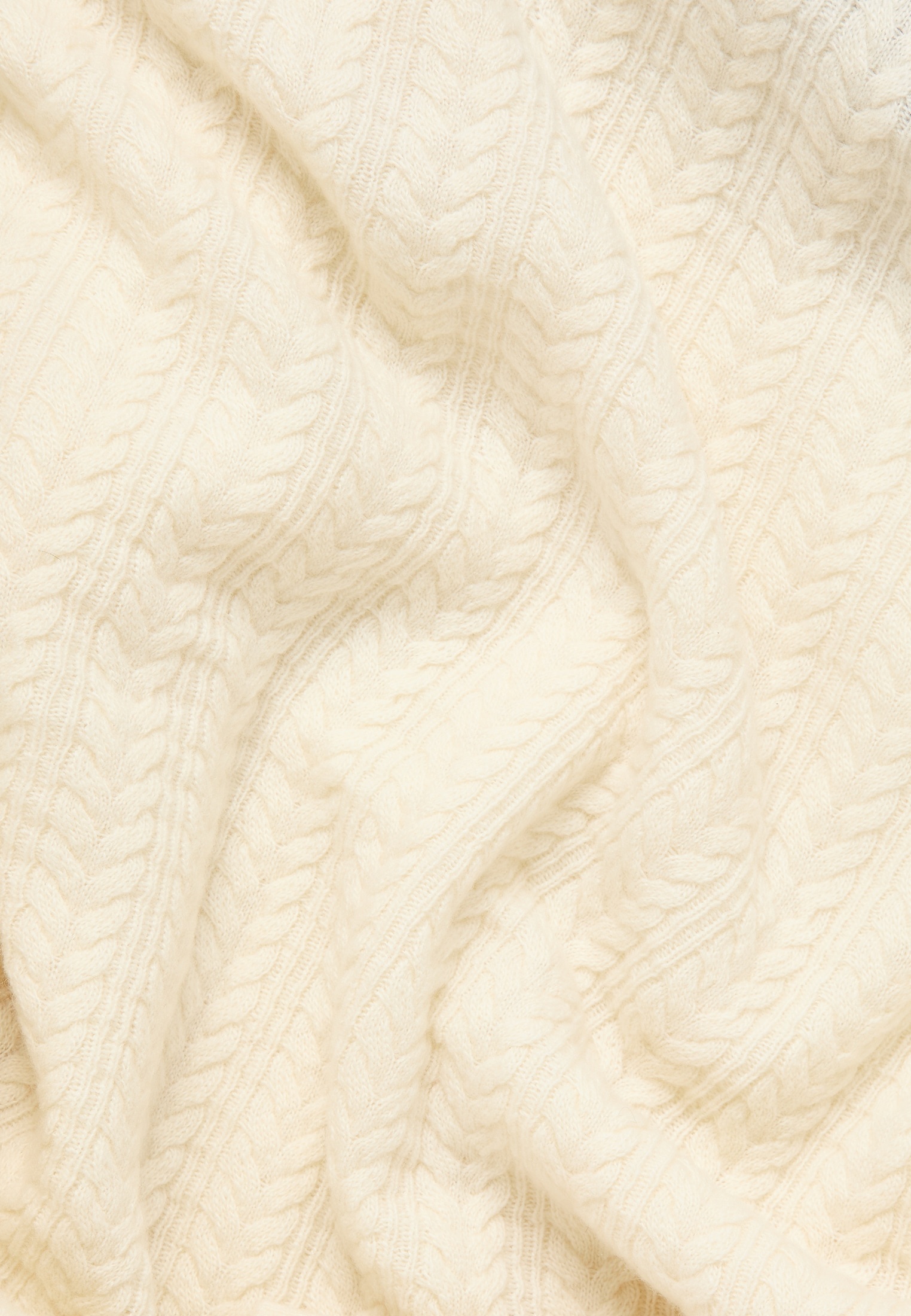 Bild von Strick Pullover in off-white unifarben, off-white, L,