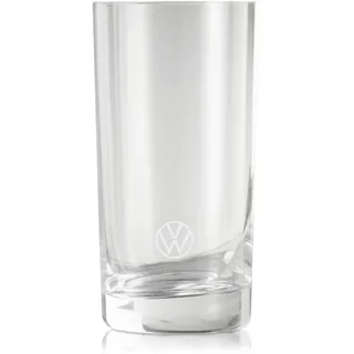 Volkswagen 000069601BT Trinkglas Glas Trinkgefäss Bleikristall, mit neuem VW Logo