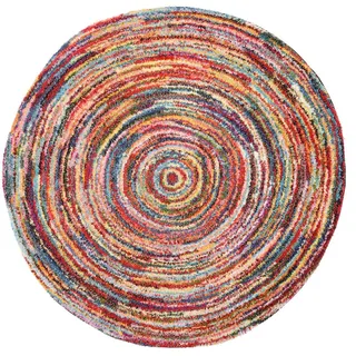 OCI DIE TEPPICHMARKE Teppich »SIXTEEN ROUND«, rund Wohnzimmer, bunt