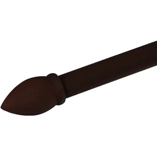 LIEDECO Gardinenstangen-Endstück "Mush" für Gardinenstangen Ø 20 mm, rostbraun