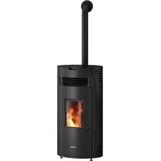 Justus Norta Pelletofen Schwarz 8 kW