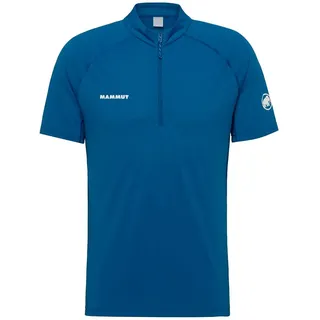 Mammut Ducan Fl Halbreißverschluss-kurzarm-t-shirt - Tschiel - S