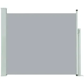 vidaXL Ausziehbare Seitenmarkise 100 x 300 cm grau 48374