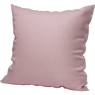 Dekokissen HOMING "St. Tropez" Gr. 1, rosa (rosa, unifarben), B:40cm L:40cm, Polyester, Dekokissen_Sitzkissen_Kissenhüllen, Dekokissen, Pflegeleicht