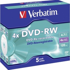 Bild DVD-RW 4,7GB 4x 5er Jewelcase