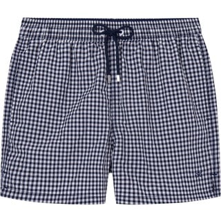 HACKETT LONDON Herren Gingham Badehose, Ink, XXL