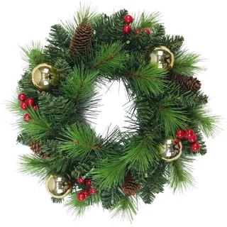 NÄVE Dekokranz Noel Ø 35 cm grün