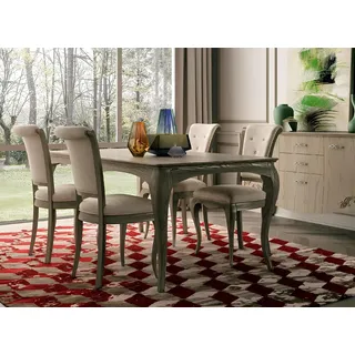 Möbel Einrichtung Gruppe Tisch + 4x Stuhl Set 5tlg. Esstisch Garnitur Esszimmer