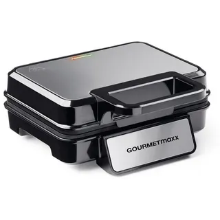 GOURMETmaxx Waffeleisen für Belgische Waffeln Antihaft Cool-Touch Griff