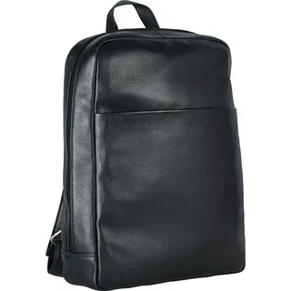LEONHARD HEYDEN Berlin Rucksack Leder 42 cm Schwarz