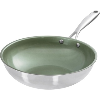 Just Vegan Wok 28 cm Grün