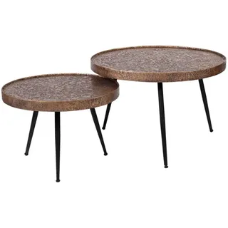 KAWOLA Arinos Bronze Metall Rund 74 x 50 cm