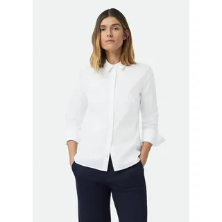 Comma, Comma Hemdbluse mit Hemdkragen, weiß