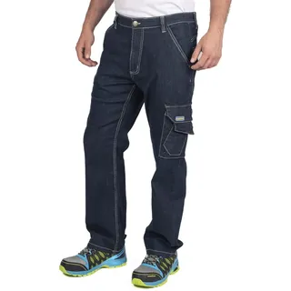Goodyear Workwear Herren Carpenter Multi Pocket Stretch Denim Arbeitsjeans, Marineblau,42W / 31L