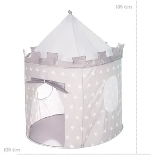 roba Spielzelt »Ritterburg« 'Little Stars', Grau