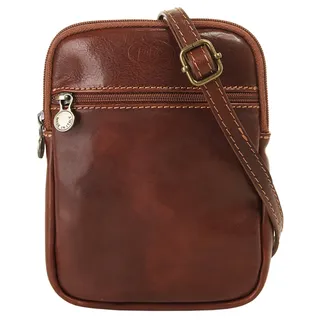 Piké Umhängetasche Leder Brown