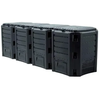 Prosperplast Compogreen Kompostbehälter 1600l 82.6x261x71.9 cm - Black - One Size