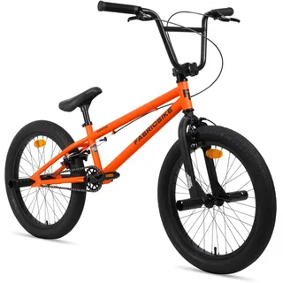 FabricBike Hawks - 20' BMX-Rad, leichtes Freestyle-Rad für 6- bis 13-Jährige, 360-Grad-Rotor, 3 Farben erhältlich. (Matte Orange)