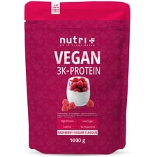 Bild  Vegan 3K Protein Himbeer Joghurt Pulver 1000 g