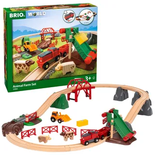 BRIO Großes Bahn Bauernhof-Set (33984)