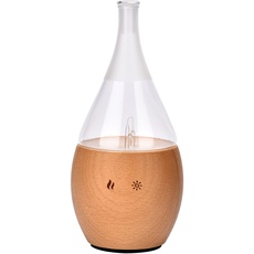 Zen'Arôme - Programmierbarer Zerstäuber für ätherische Öle Bolea - Regulierbare Intensität (bis zu 100m2) und LED-Beleuchtung - Kaltdiffusor für Aromatherapie, Timer - Holz, Glas